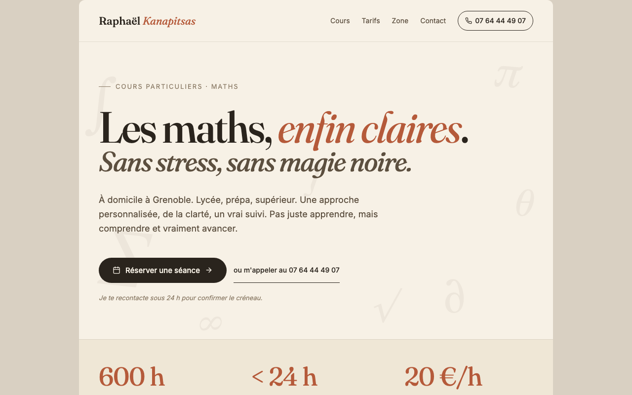 Cours de maths